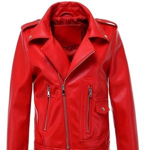 VEGAN LEATHER MOTORCYCLE JACKET